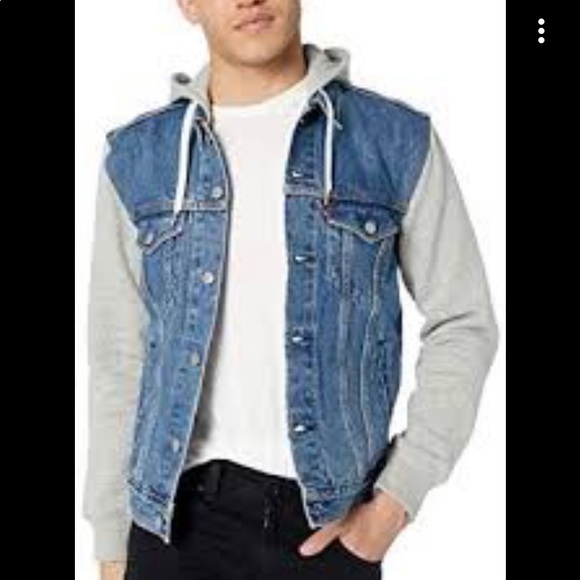 Levi’s Trucker Jacket- Hybrid Hoodie Mens XXL New with tags